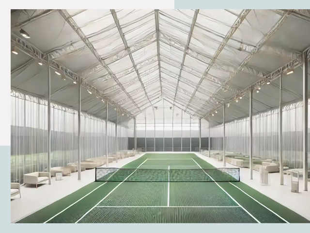 Строительство теннисных кортов в Щёлкове