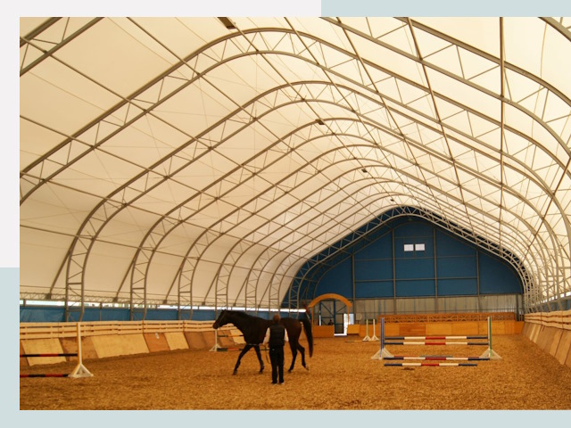 Строительство конных манежей в Щёлкове