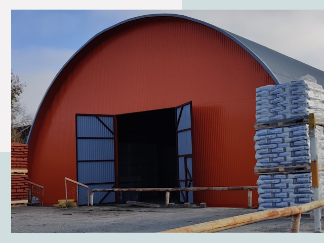 Полукруглые ангары по цене от 624 руб. в Щелково