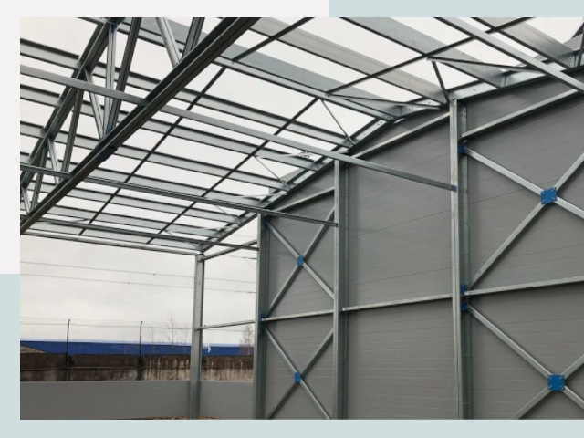 Каркасные ангары от СтальСтрой-Щлк по цене от 624 руб.