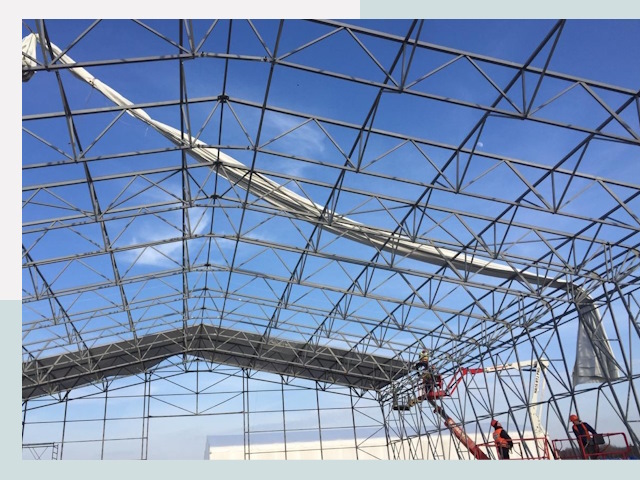 Шатровые ангары от 624 руб. в Щёлкове и Московской области