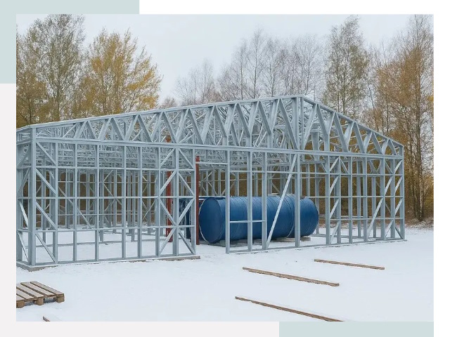 Металлические ангары в Щёлкове