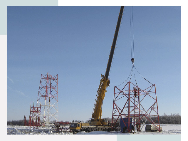 Монтаж вышек связи в Щёлкове