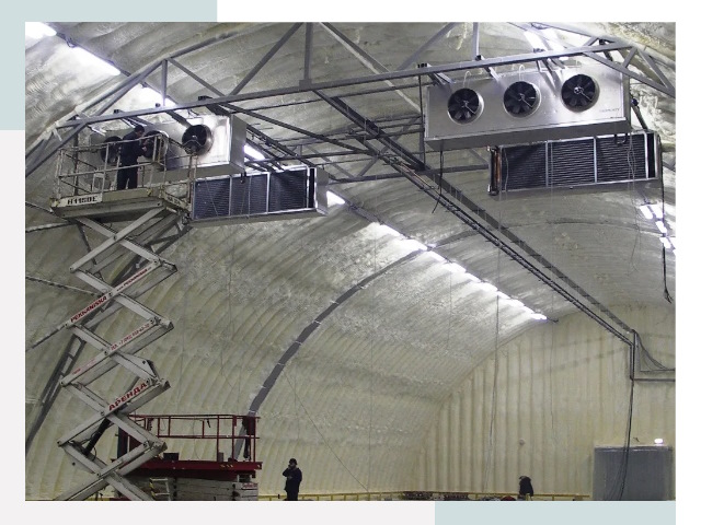 Оснащение ангаров в Щёлкове