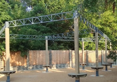 Терраса из металлоконструкций под ключ, проектирование, изготовление и монтаж от СтальСтрой-Щлк